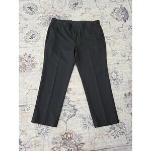 #486 Perry Ellis Portfolio Men's 95% polyester 38x29 Charcoal dress pants